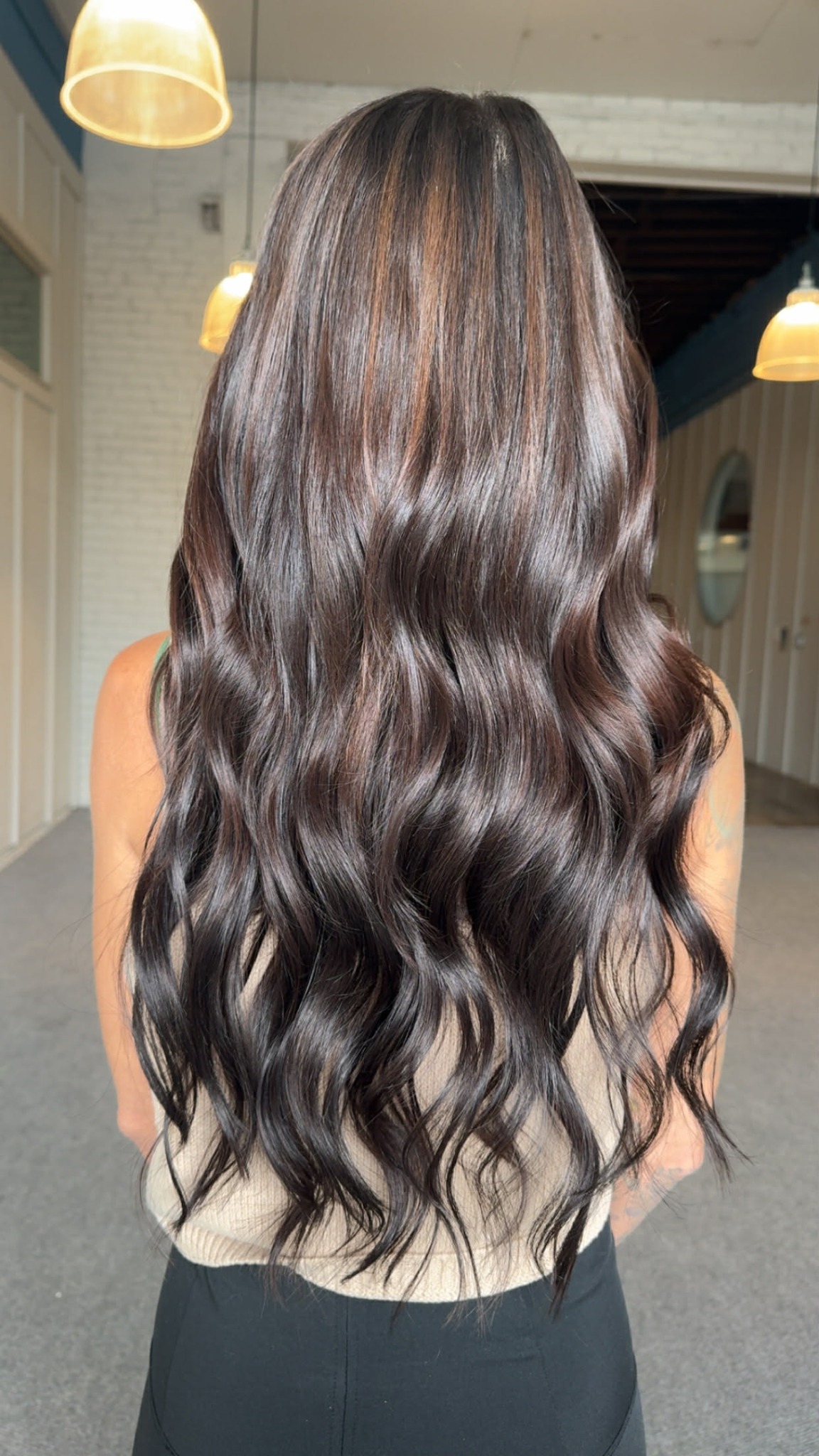 Extension transformation before and after at Studio Mane